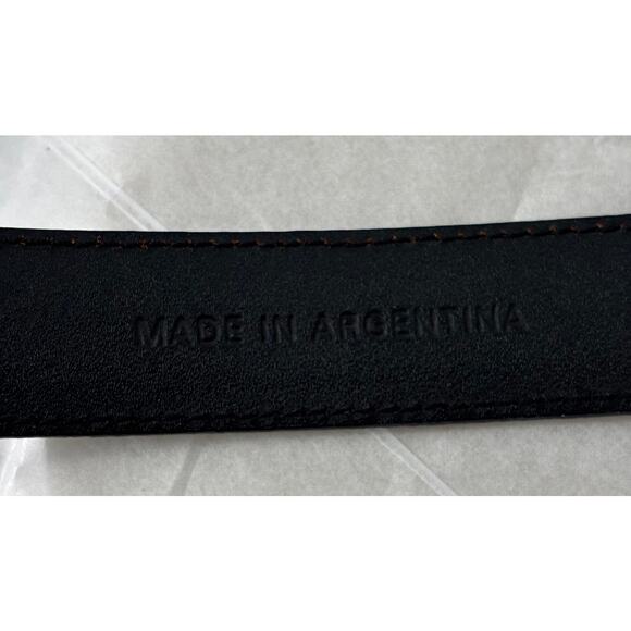 Ralph Lauren Black Leather Belt Womens Medium Adjustable Black main image 4